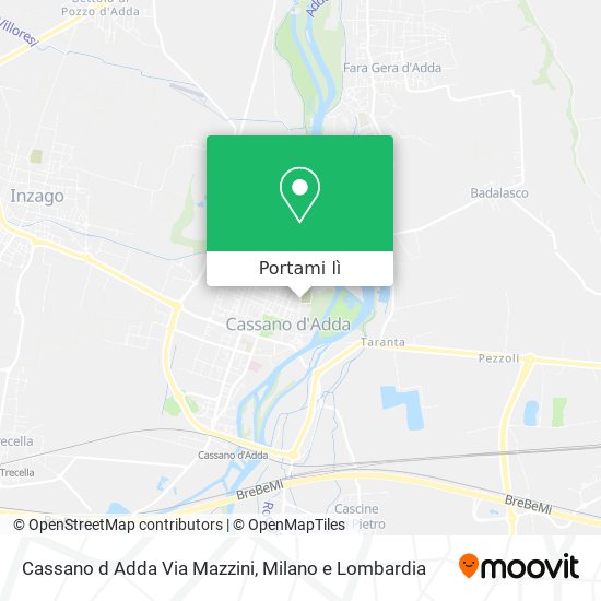 Mappa Cassano d Adda Via Mazzini