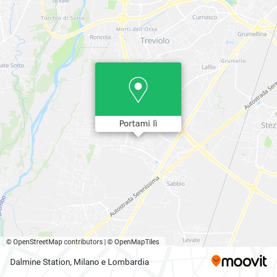 Mappa Dalmine Station