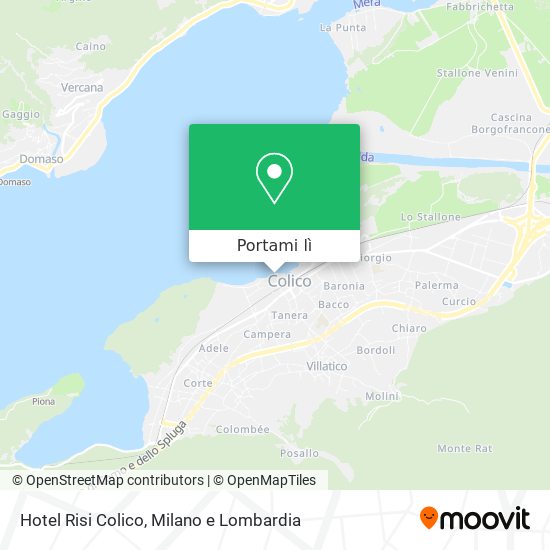 Mappa Hotel Risi Colico
