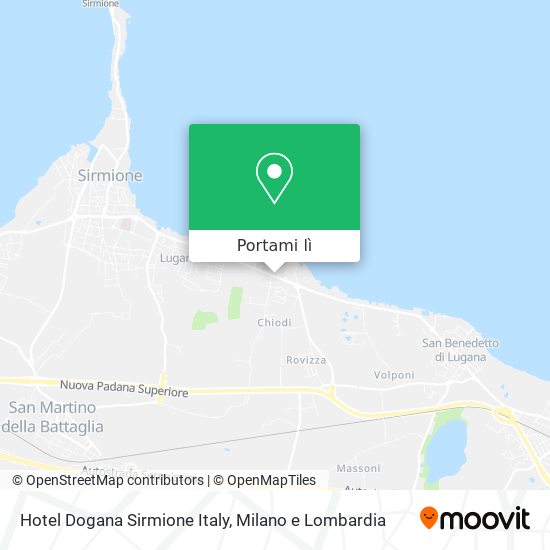 Mappa Hotel Dogana Sirmione Italy