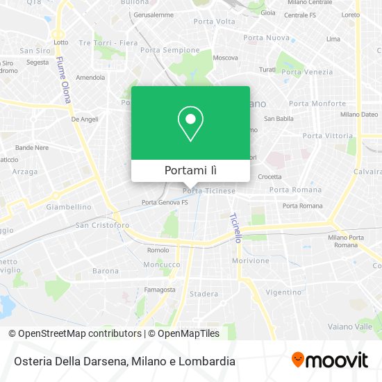 Mappa Osteria Della Darsena