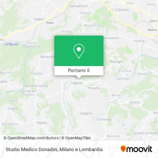 Mappa Studio Medico Donadini