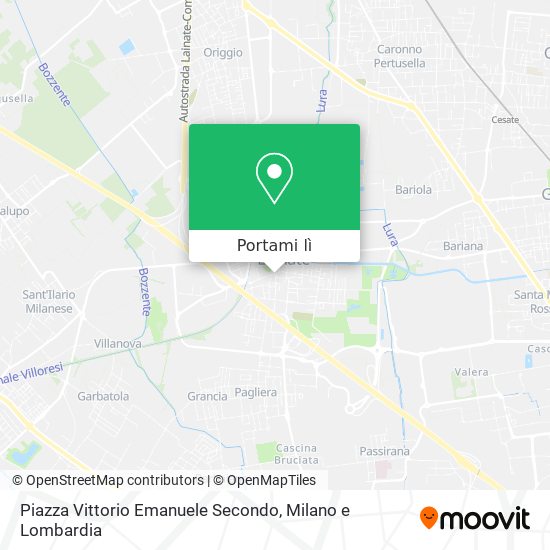Mappa Piazza Vittorio Emanuele Secondo