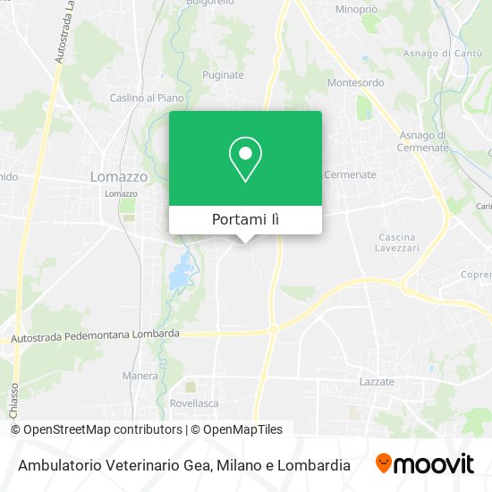 Mappa Ambulatorio Veterinario Gea