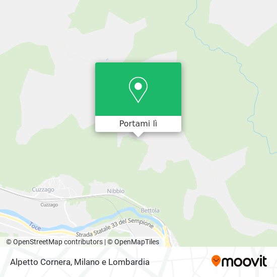 Mappa Alpetto Cornera