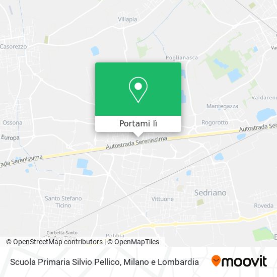 Mappa Scuola Primaria Silvio Pellico