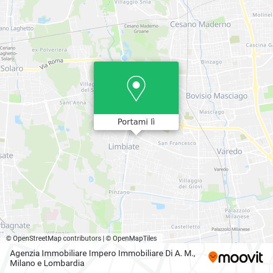 Mappa Agenzia Immobiliare Impero Immobiliare Di A. M.