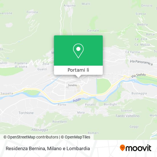 Mappa Residenza Bernina