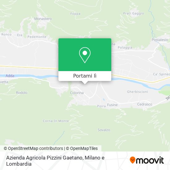 Mappa Azienda Agricola Pizzini Gaetano