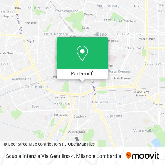 Mappa Scuola Infanzia Via Gentilino 4