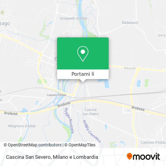 Mappa Cascina San Severo