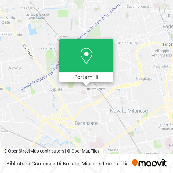 Mappa Biblioteca Comunale Di Bollate
