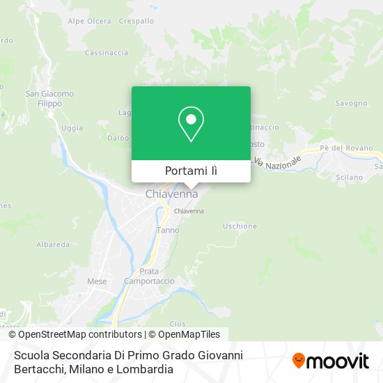 Mappa Scuola Secondaria Di Primo Grado Giovanni Bertacchi