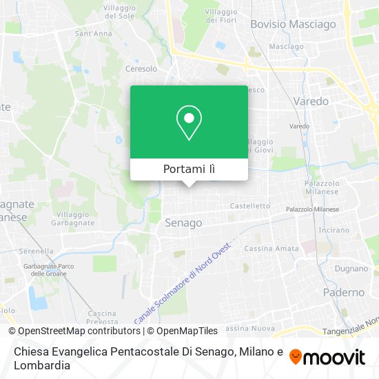 Mappa Chiesa Evangelica Pentacostale Di Senago