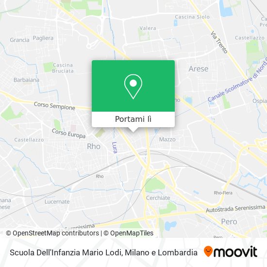 Mappa Scuola Dell'Infanzia Mario Lodi