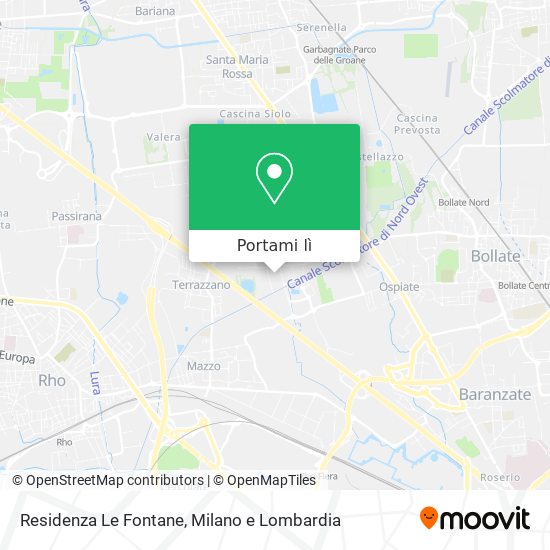 Mappa Residenza Le Fontane