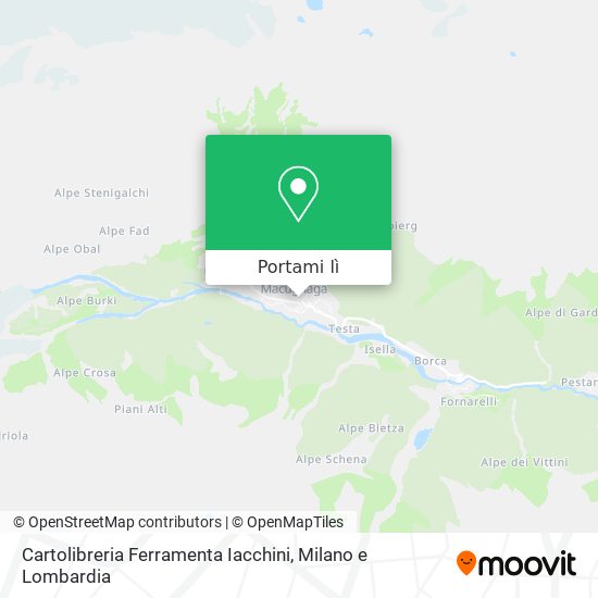 Mappa Cartolibreria Ferramenta Iacchini