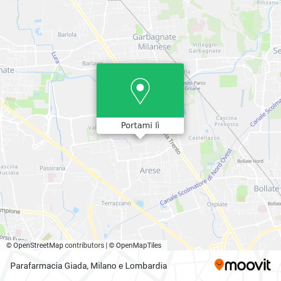 Mappa Parafarmacia Giada