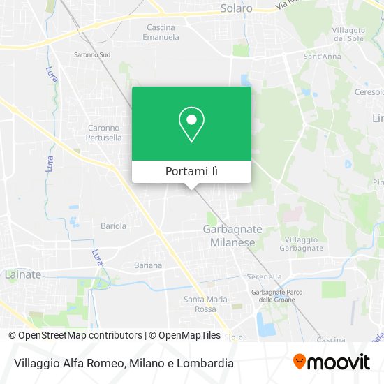 Mappa Villaggio Alfa Romeo