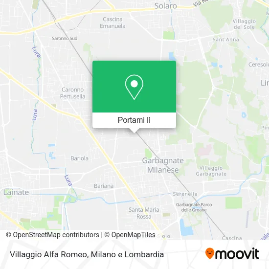 Mappa Villaggio Alfa Romeo