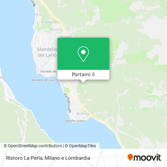 Mappa Ristoro La Perla