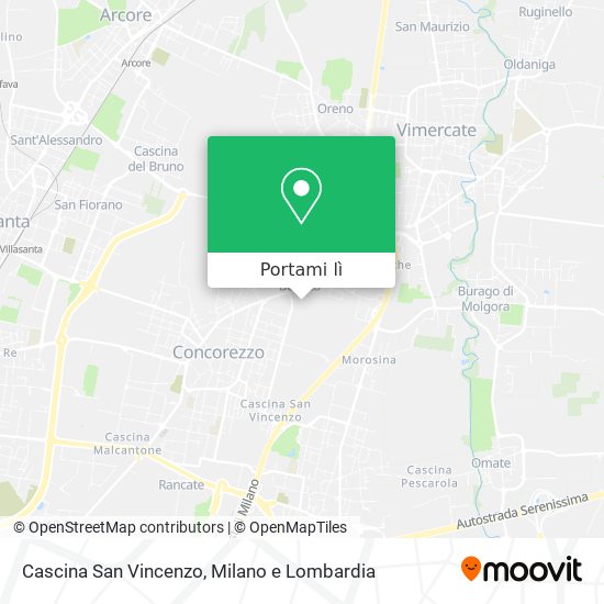 Mappa Cascina San Vincenzo