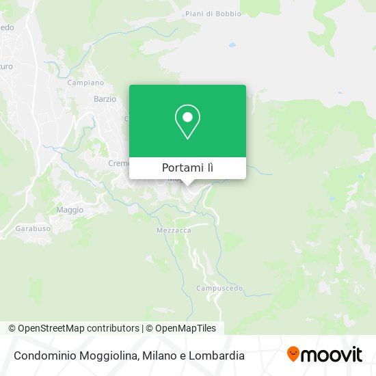 Mappa Condominio Moggiolina