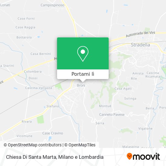 Mappa Chiesa Di Santa Marta