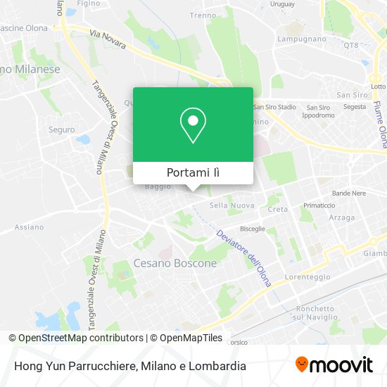 Mappa Hong Yun Parrucchiere