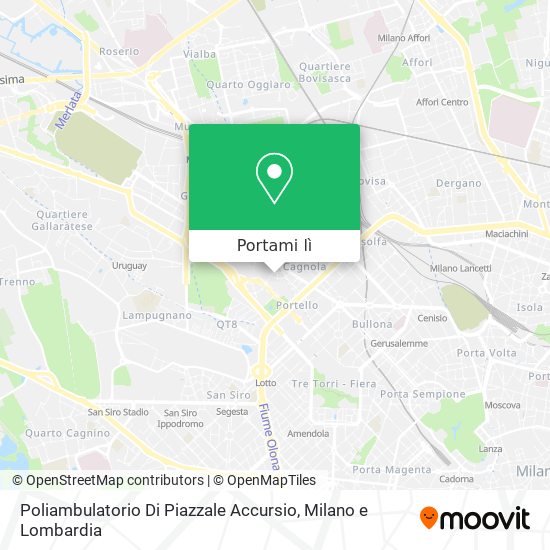 Mappa Poliambulatorio Di Piazzale Accursio