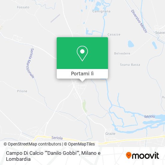 Mappa Campo Di Calcio ""Danilo Gobbi""