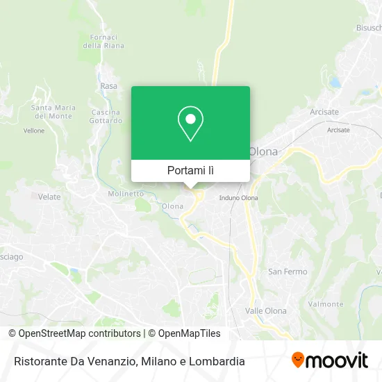 Mappa Ristorante Da Venanzio