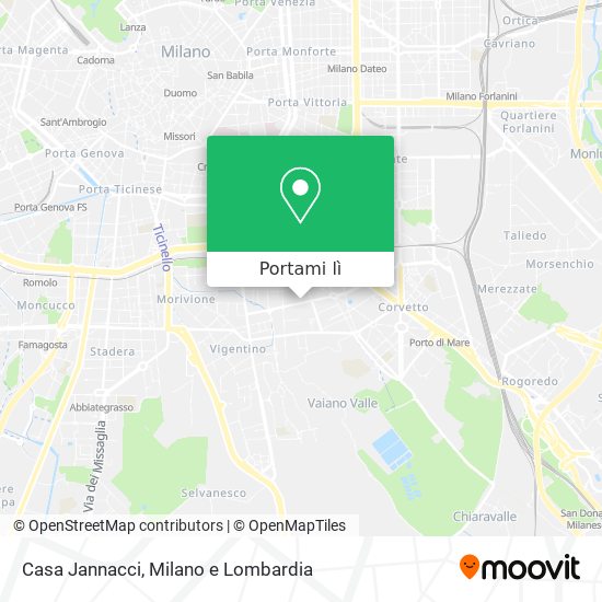 Mappa Casa Jannacci