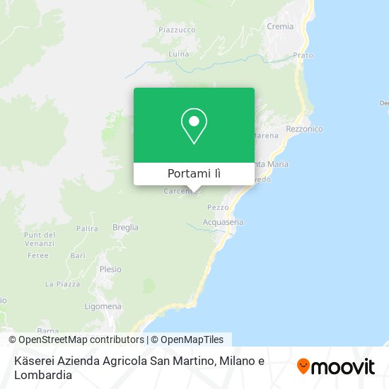 Mappa Käserei Azienda Agricola San Martino