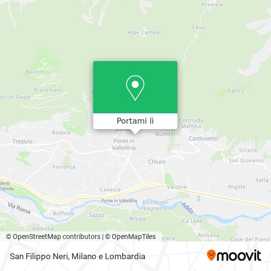 Mappa San Filippo Neri