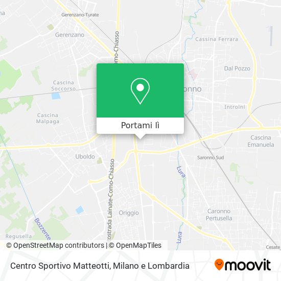 Mappa Centro Sportivo Matteotti