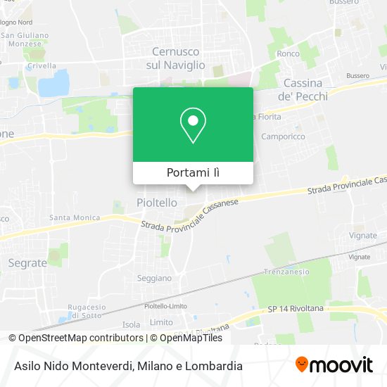 Mappa Asilo Nido Monteverdi