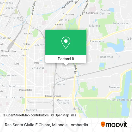 Mappa Rsa Santa Giulia E Chiara