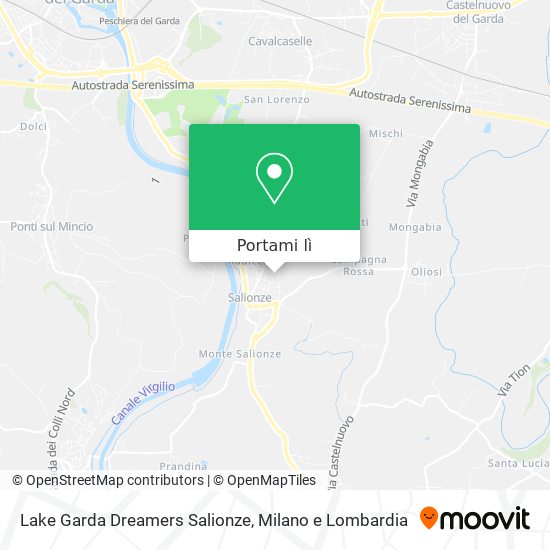 Mappa Lake Garda Dreamers Salionze