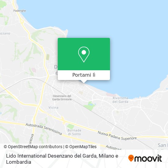 Mappa Lido International Desenzano del Garda