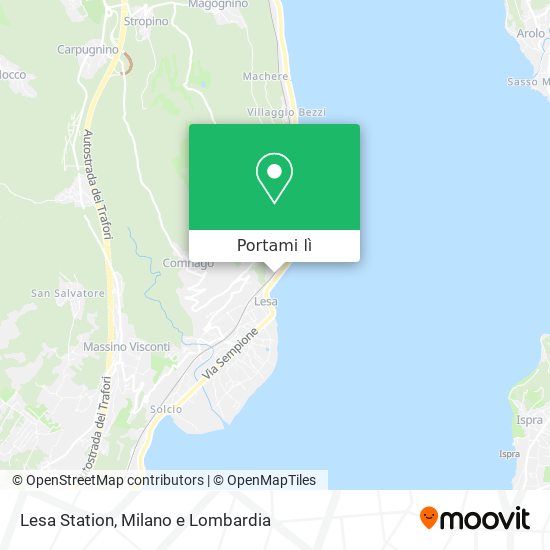 Mappa Lesa Station