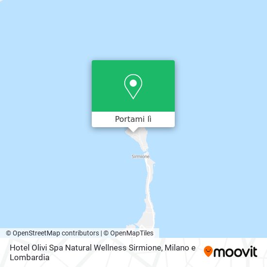 Mappa Hotel Olivi Spa Natural Wellness Sirmione