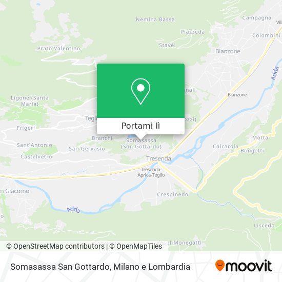 Mappa Somasassa San Gottardo