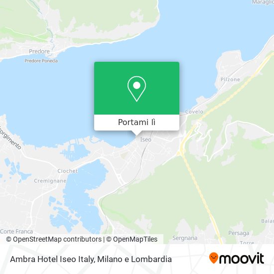 Mappa Ambra Hotel Iseo Italy