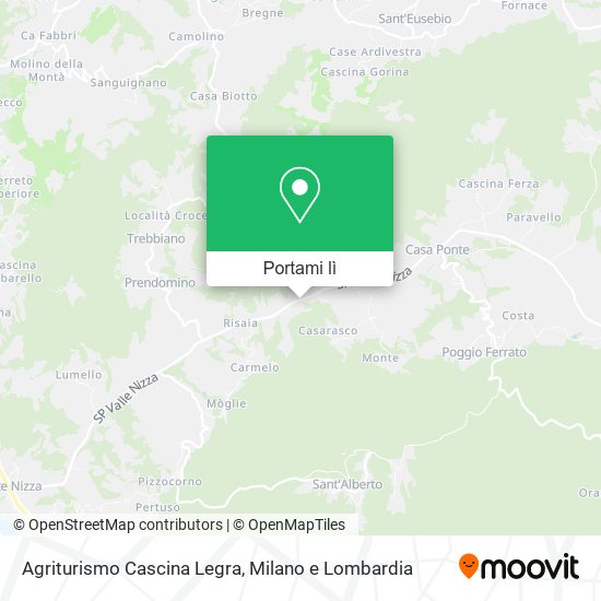 Mappa Agriturismo Cascina Legra