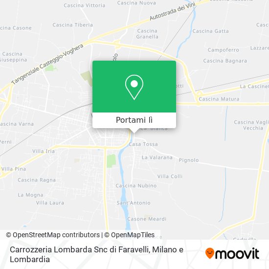 Mappa Carrozzeria Lombarda Snc di Faravelli