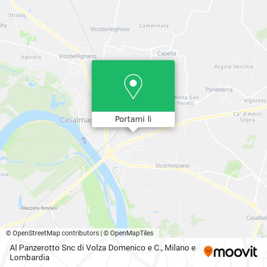 Mappa Al Panzerotto Snc di Volza Domenico e C.