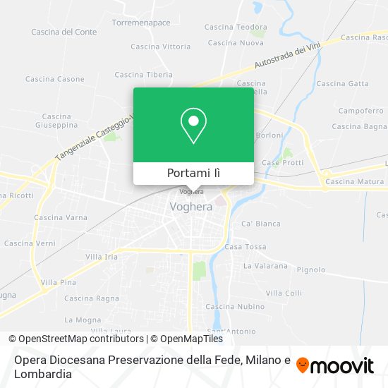 Mappa Opera Diocesana Preservazione della Fede