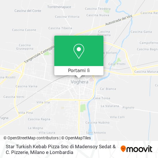 Mappa Star Turkish Kebab Pizza Snc di Madensoy Sedat & C. Pizzerie