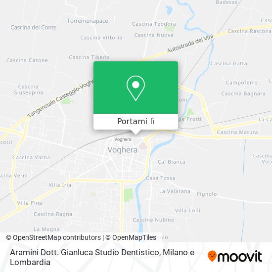 Mappa Aramini Dott. Gianluca Studio Dentistico